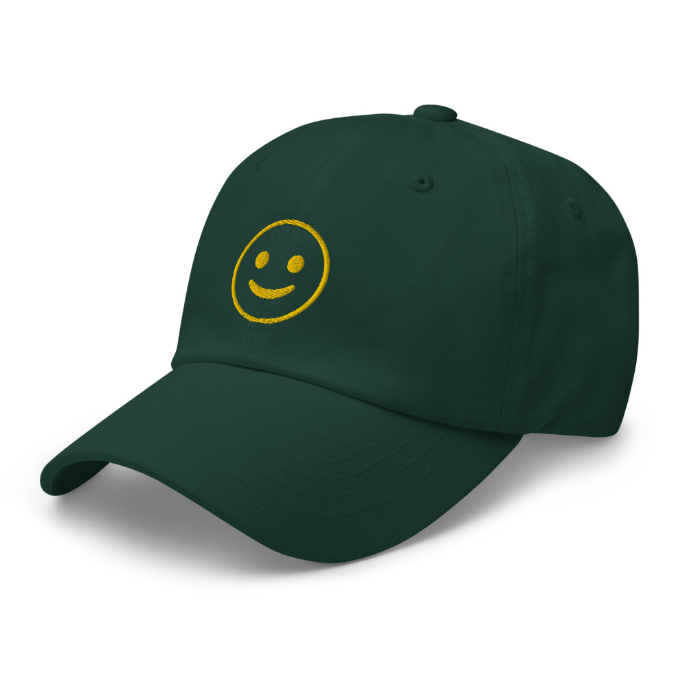 Smiley Face Emoji Embroidered Hat - Image 6