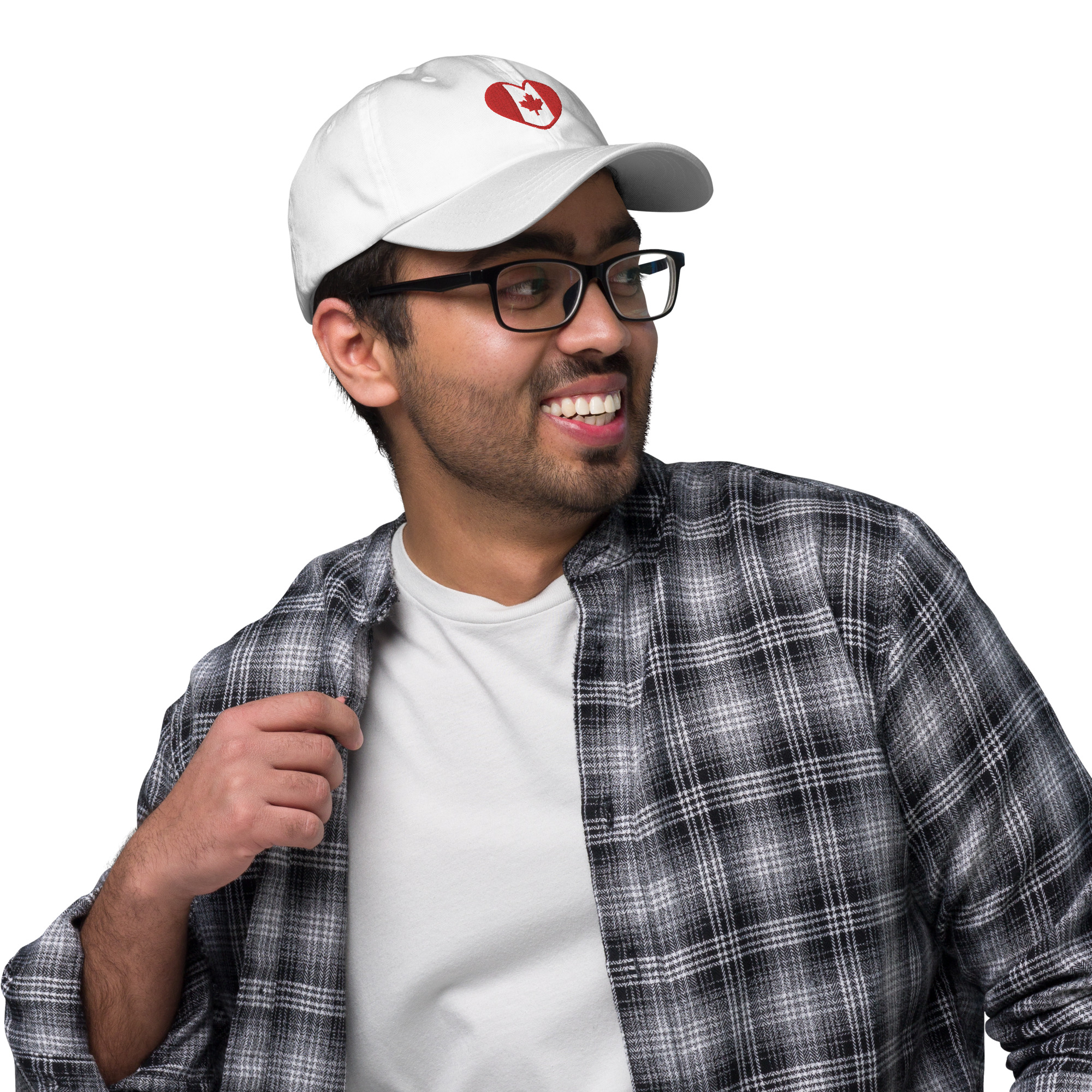 Embroidered Canada Flag Hat - Image 2