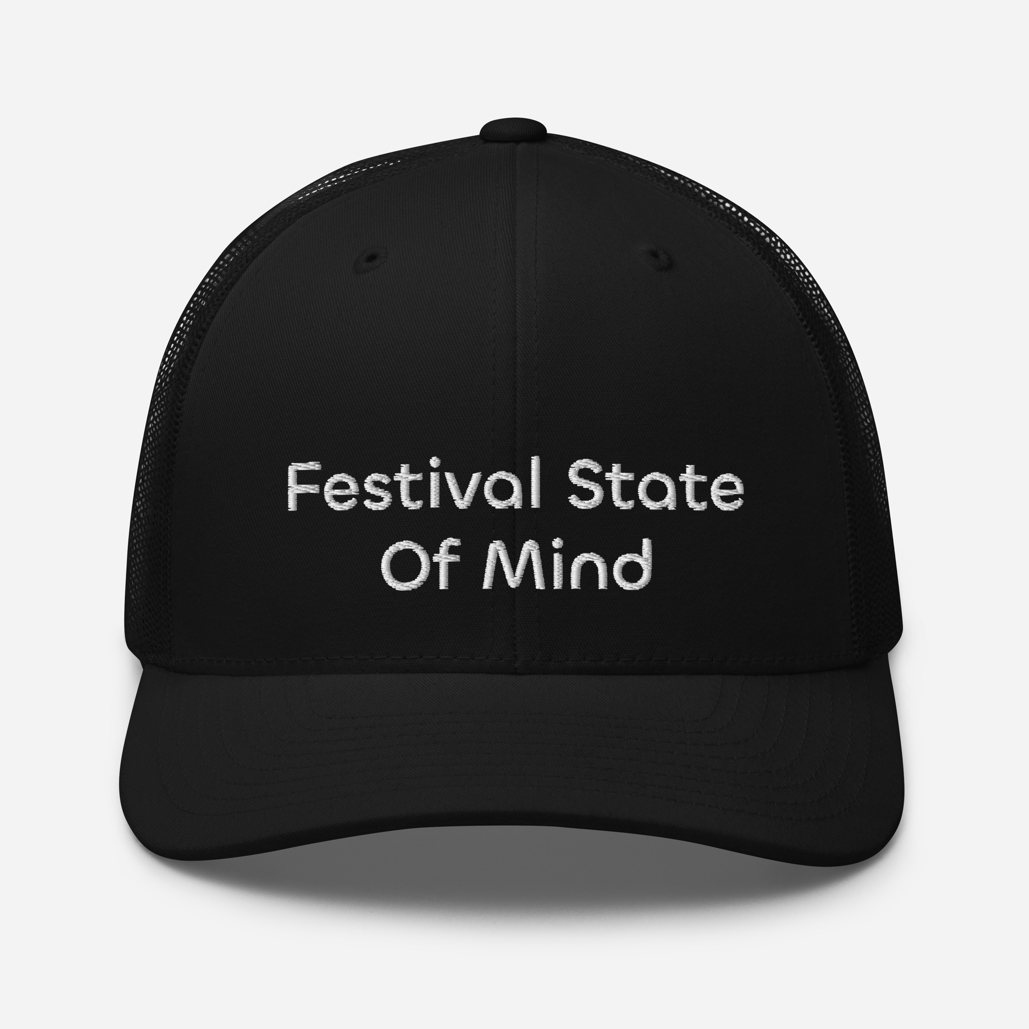 Festival State Of Mind Embroidered Trucker Hat - Image 2