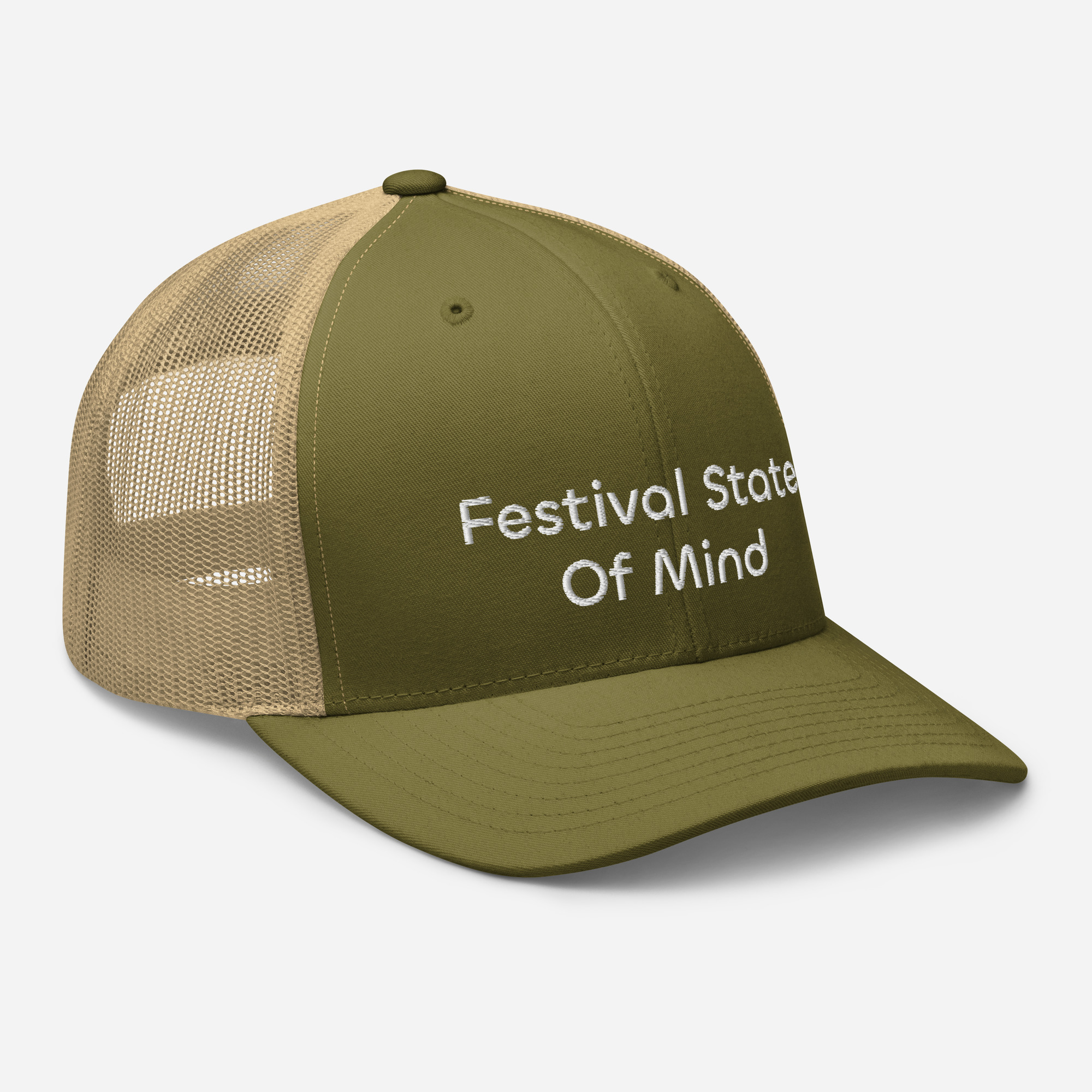 Festival State Of Mind Embroidered Trucker Hat - Image 36