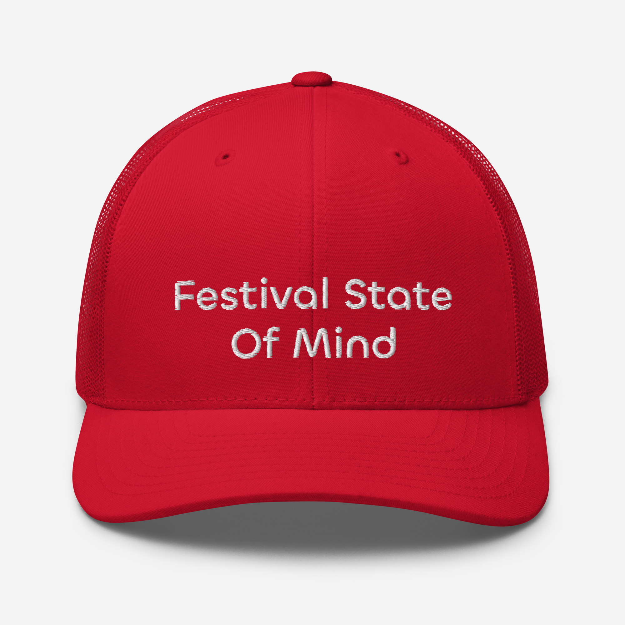 Festival State Of Mind Embroidered Trucker Hat - Image 20