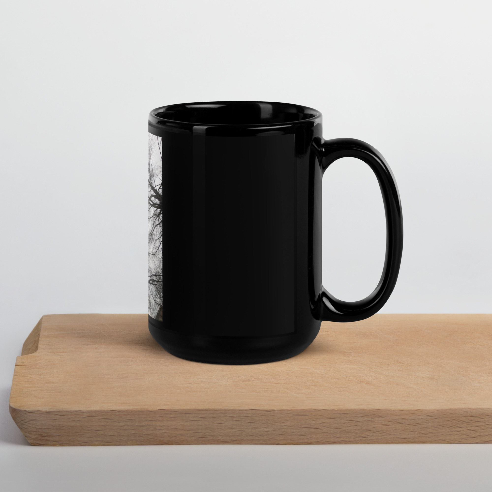 Overcast Black Glossy Mug - Image 6