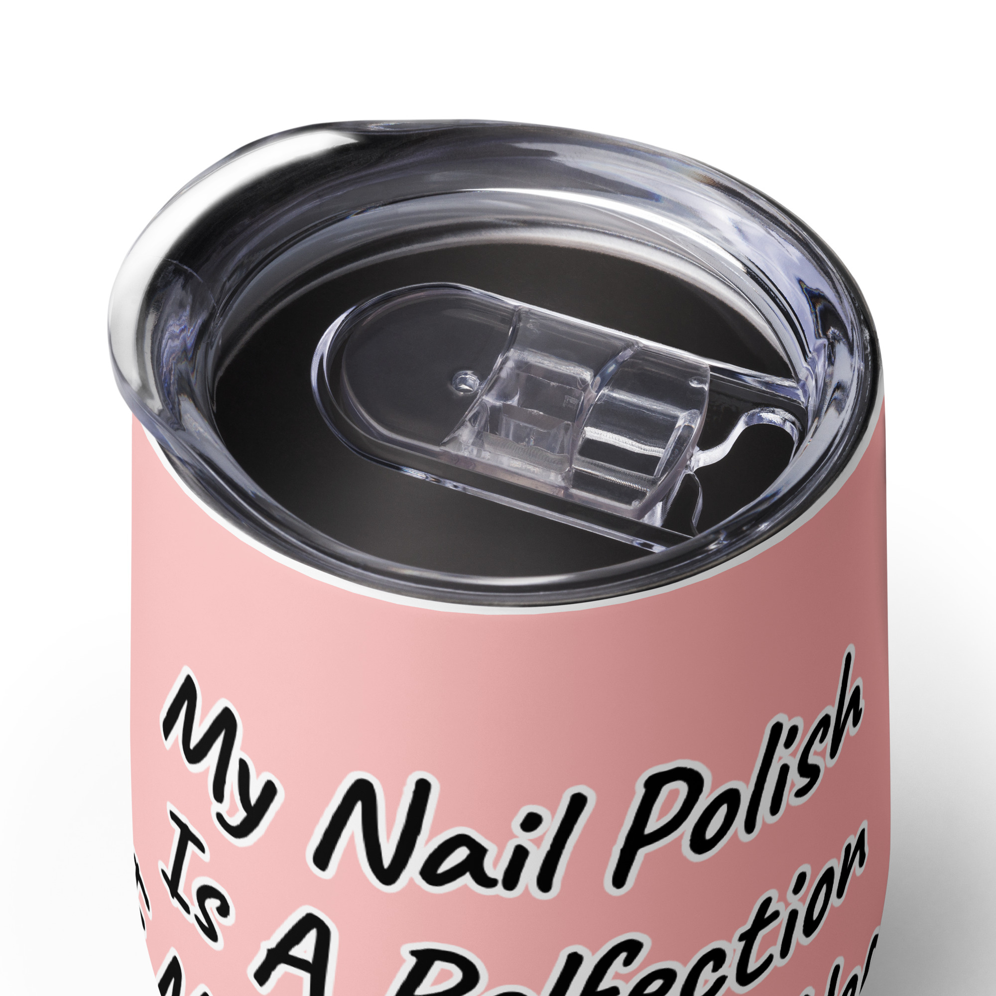 Nail Health Stainless Steel Wine tumbler - Image 5