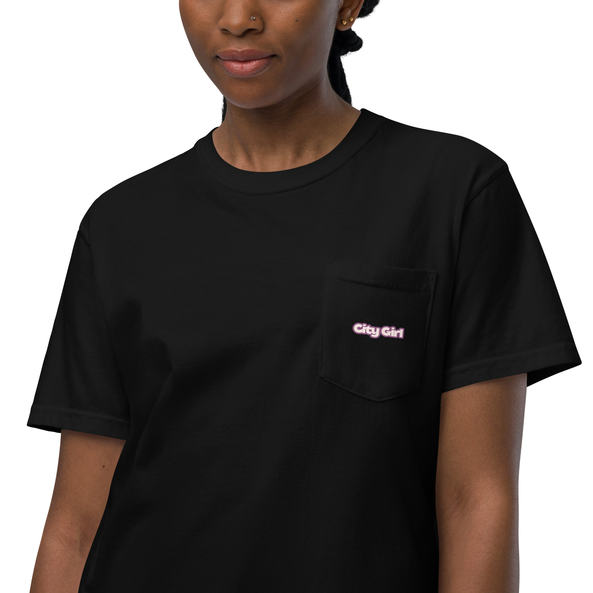 City Girl Short Sleeve Pocket T-Shirt - Image 2
