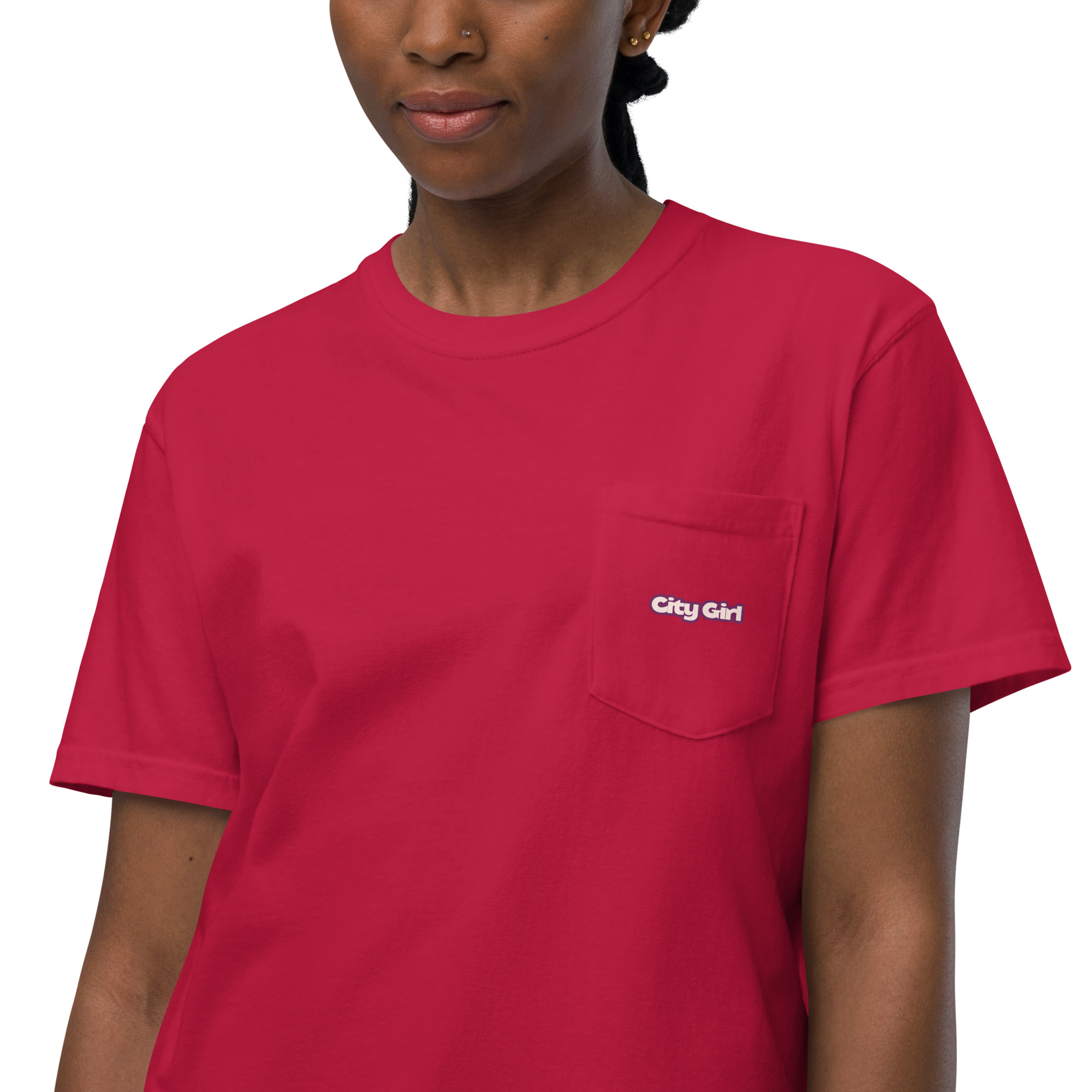 City Girl Short Sleeve Pocket T-Shirt - Image 5
