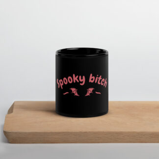 Spooky Bitch Black Glossy 11 oz Mug