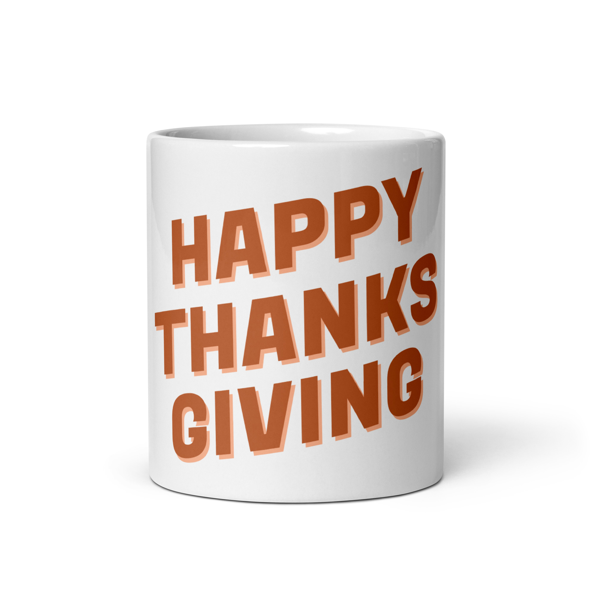 Ceramic White Thanksgiving Mug - Image 3