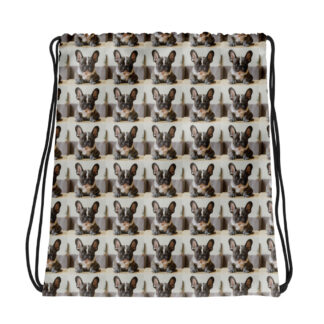 French Bulldog Drawstring Bag