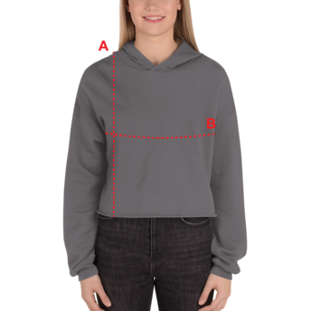 Embroidered Overthinking Crop Hoodie - Image 8