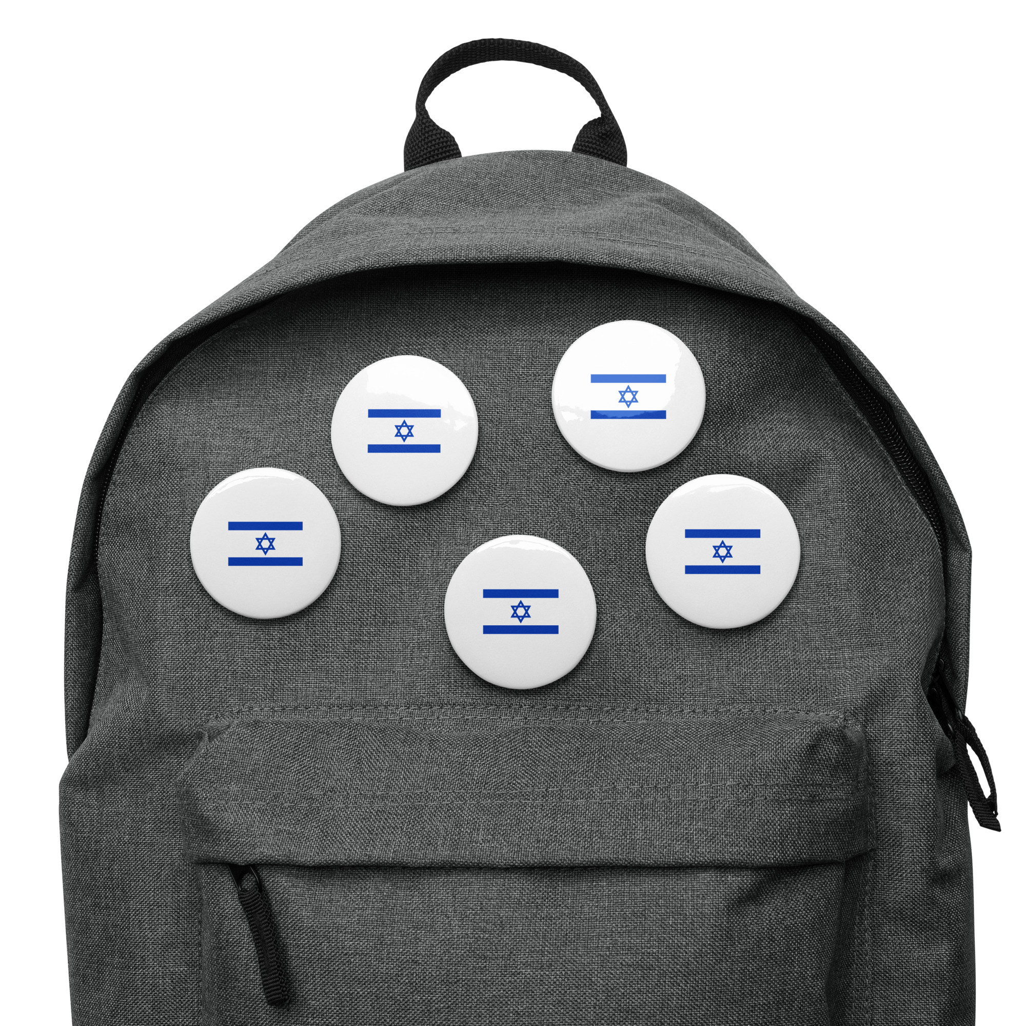 Israeli flag Set of 5 Pin Buttons - Image 7