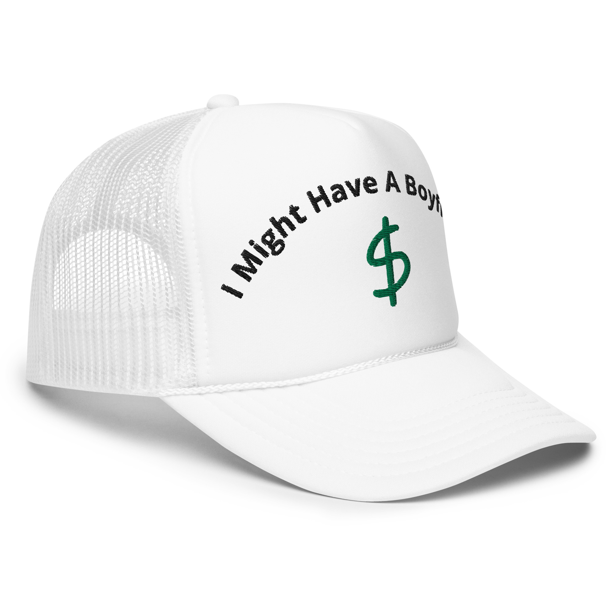 Foam I Might Have A Boyfriend Trucker Hat - Image 13